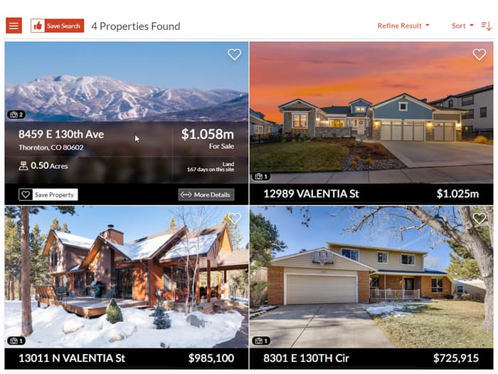 A Gallery widget configured with the featured filter