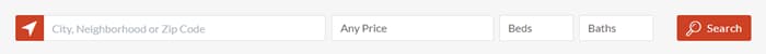 The simple1 option of the Quick Search Widget