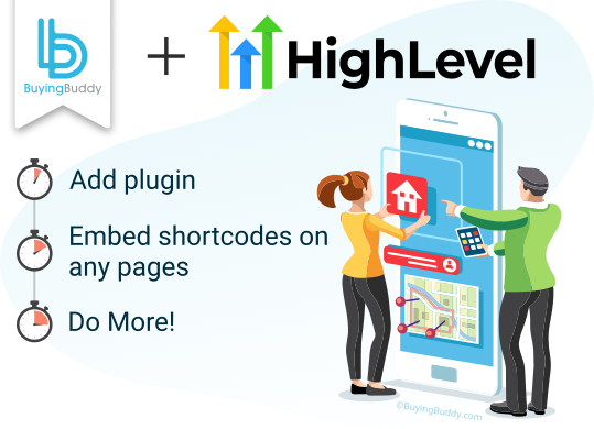 Simple 3-step process to add MLS search to your HighLevel platform.