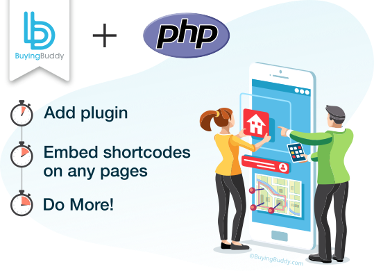 3-step installation process quickly adds Plugin to your real estate website.