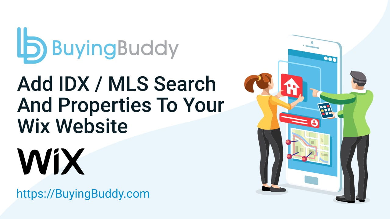 Use Wix Real Estate App to add IDX and MLS.